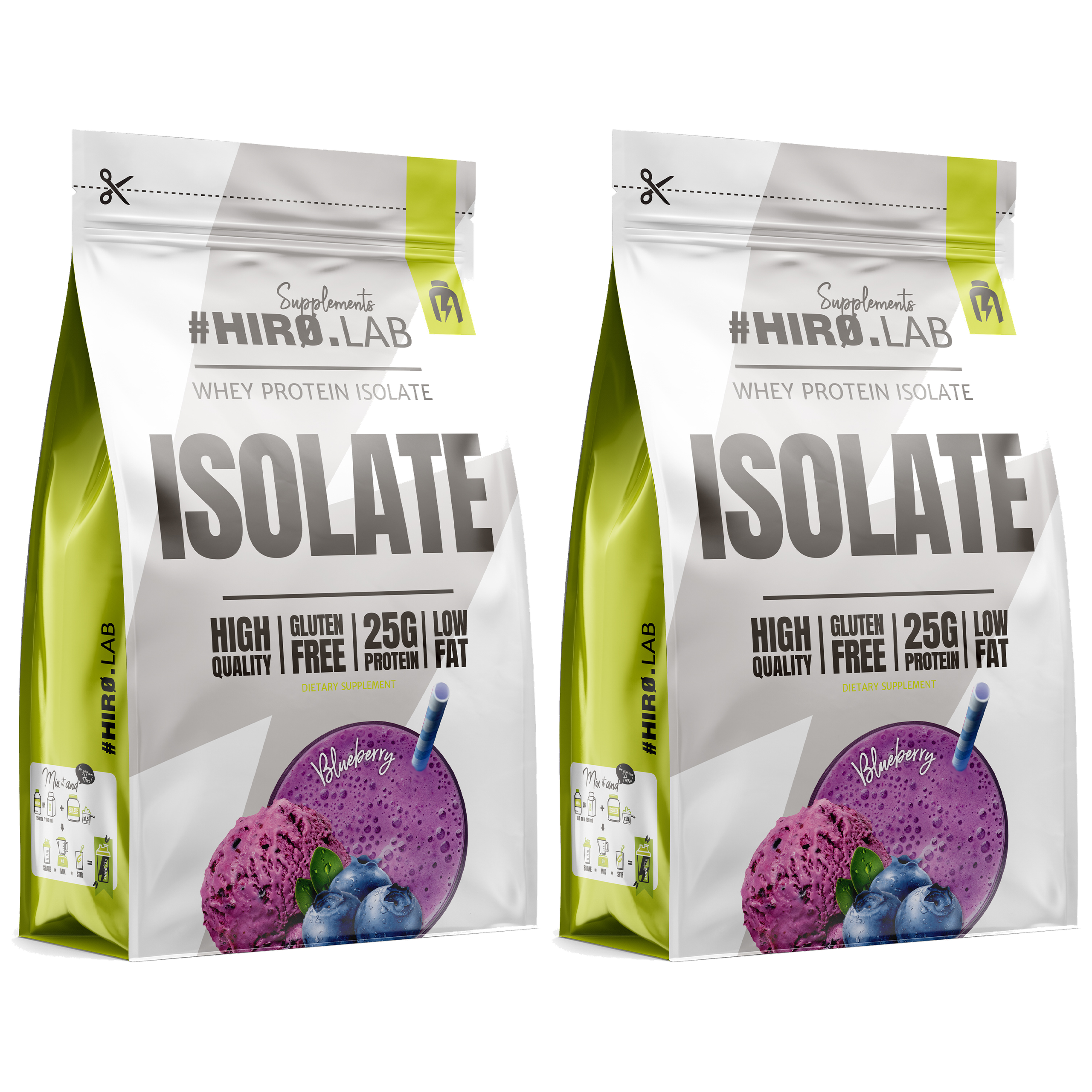 HIRO.LAB Whey Protein Isolate - 2x 700g