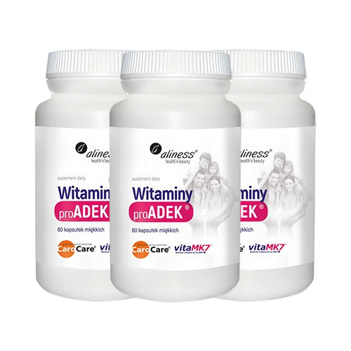 ALINESS Witaminy proADEK - 3x 60caps