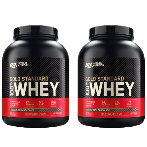 OPTIMUM NUTRITION - Gold Standard Whey Protein - 2x 2260g - Strawberry