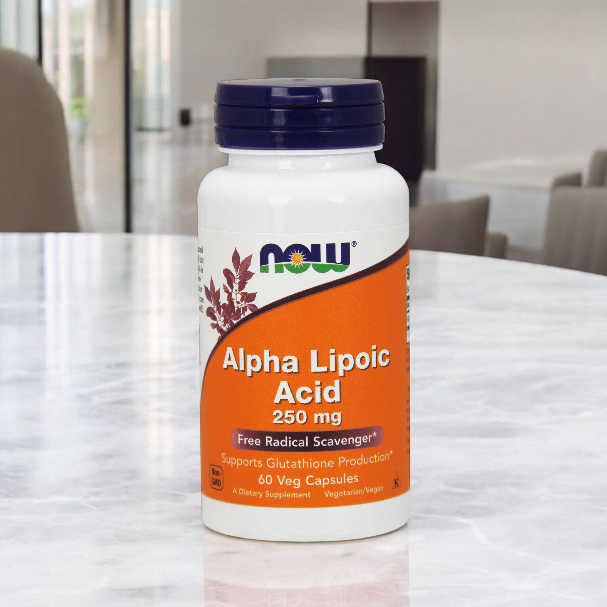 NOW Alpha Lipoic Acid 250mg - 3x 60vegcaps