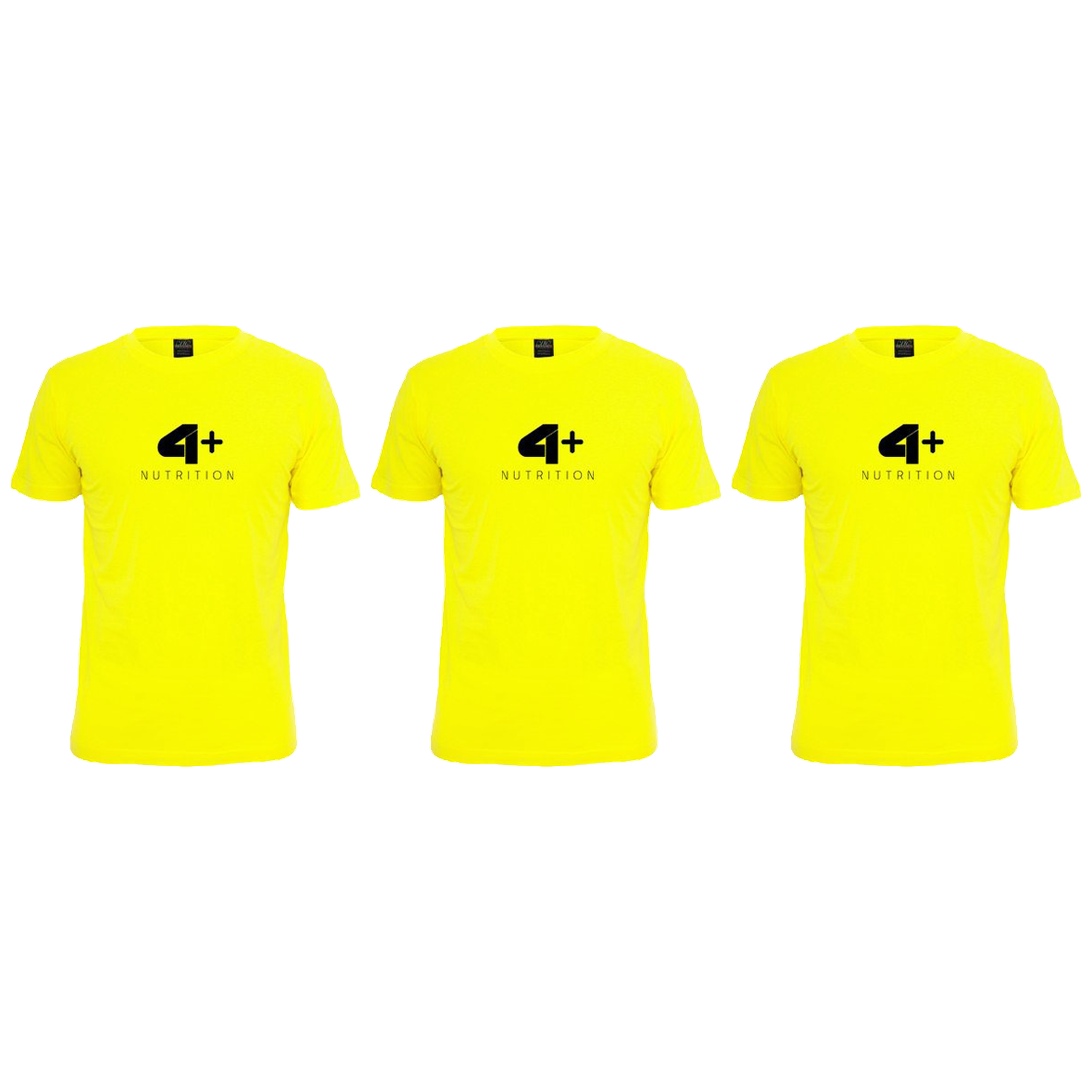 4+ NUTRITION T- Shirt - 3x Yellow