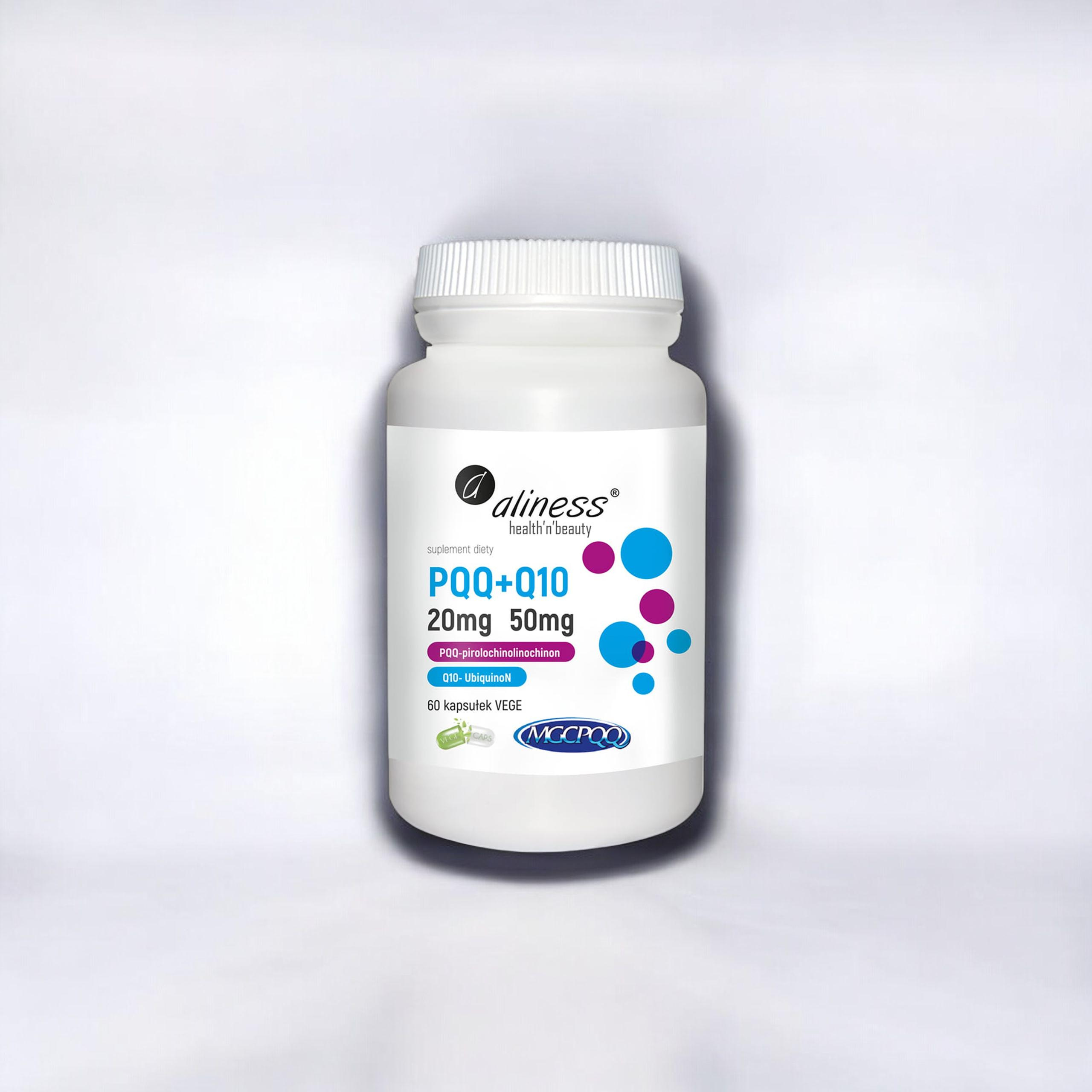 ALINESS PQQ MGCPQQ® 20 mg + Q10 50 mg - 2x 60vcaps.