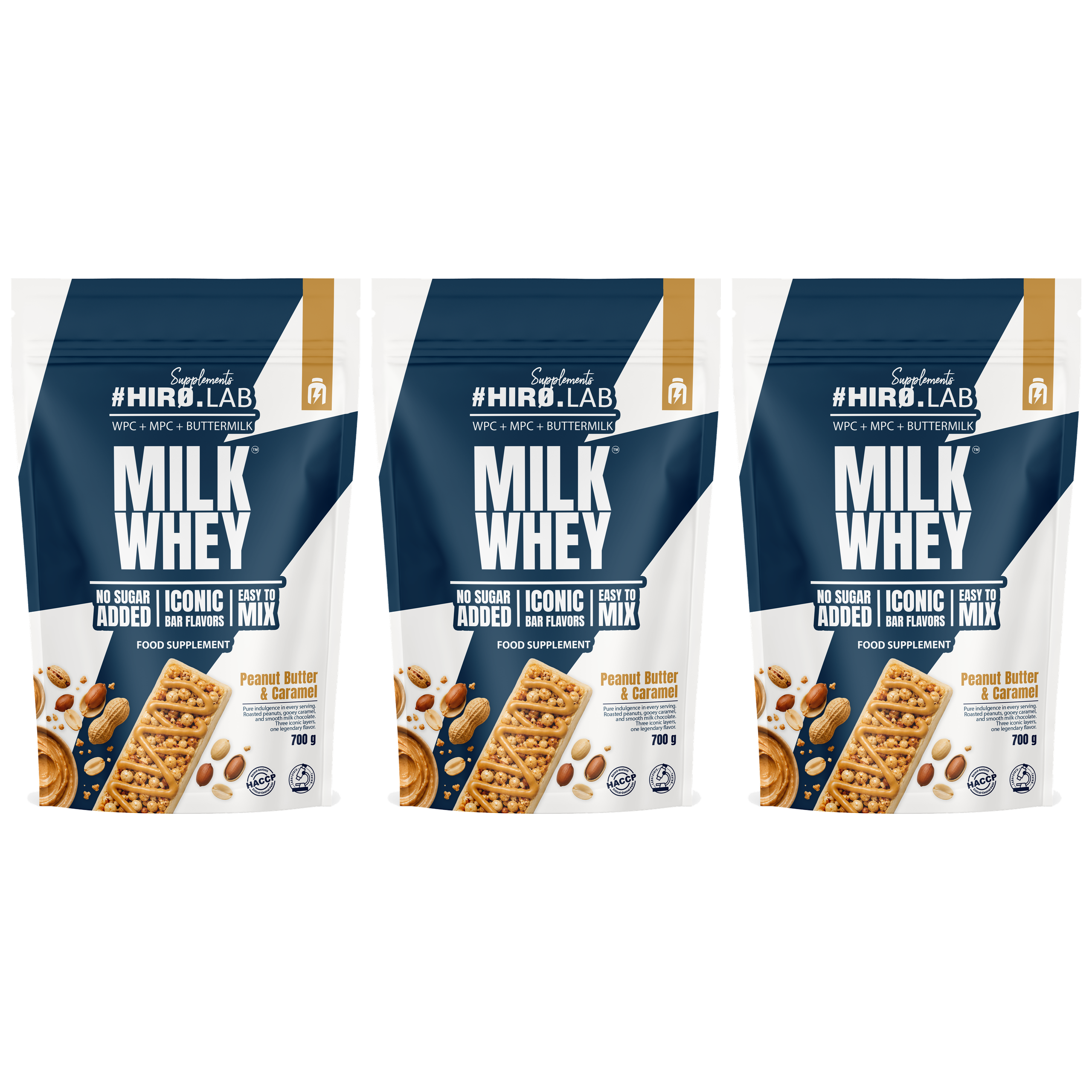 HIRO.LAB - Milk Whey - 3x 700g