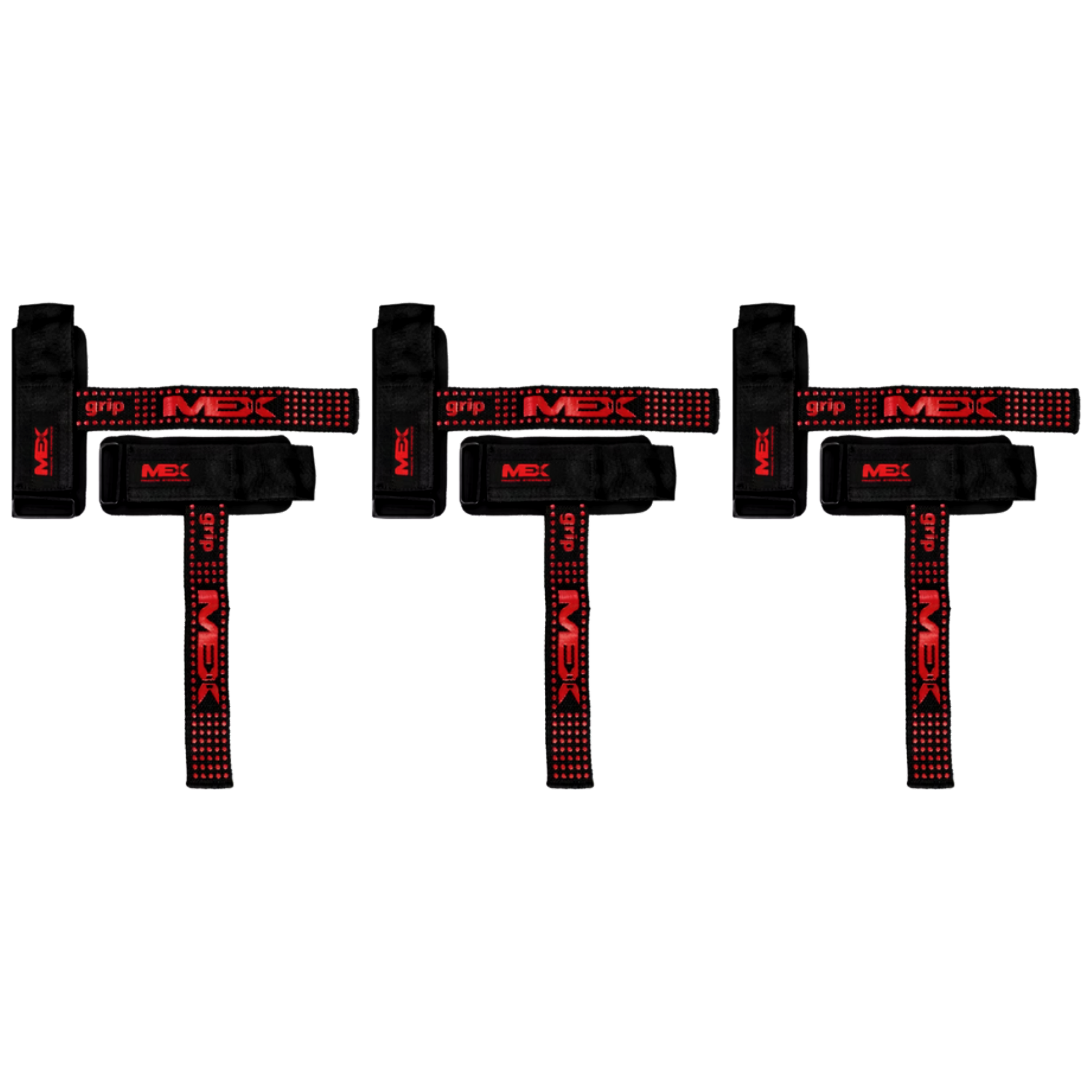 MEX NUTRITION - Lifting Straps V-Pro - 3x Black