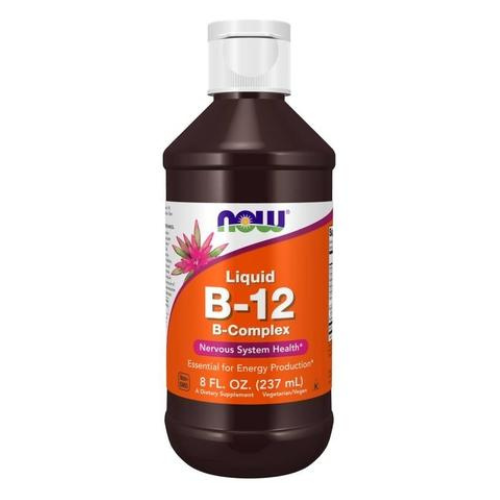 NOW - Vitamin B-12 Liquid B-Complex - 2x 237ml
