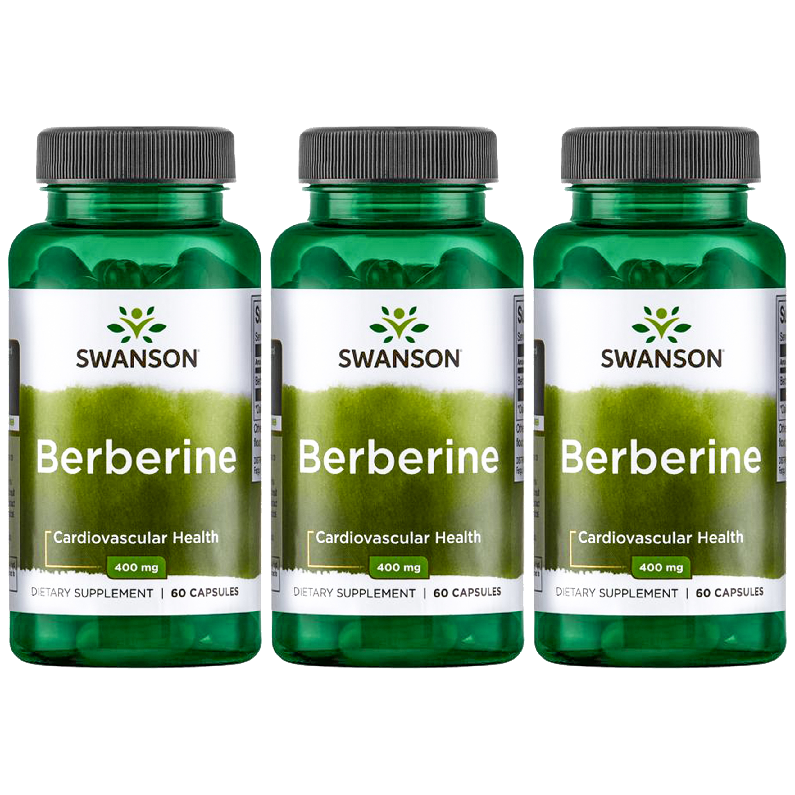 SWANSON Berberine 400mg - 3x 60caps.
