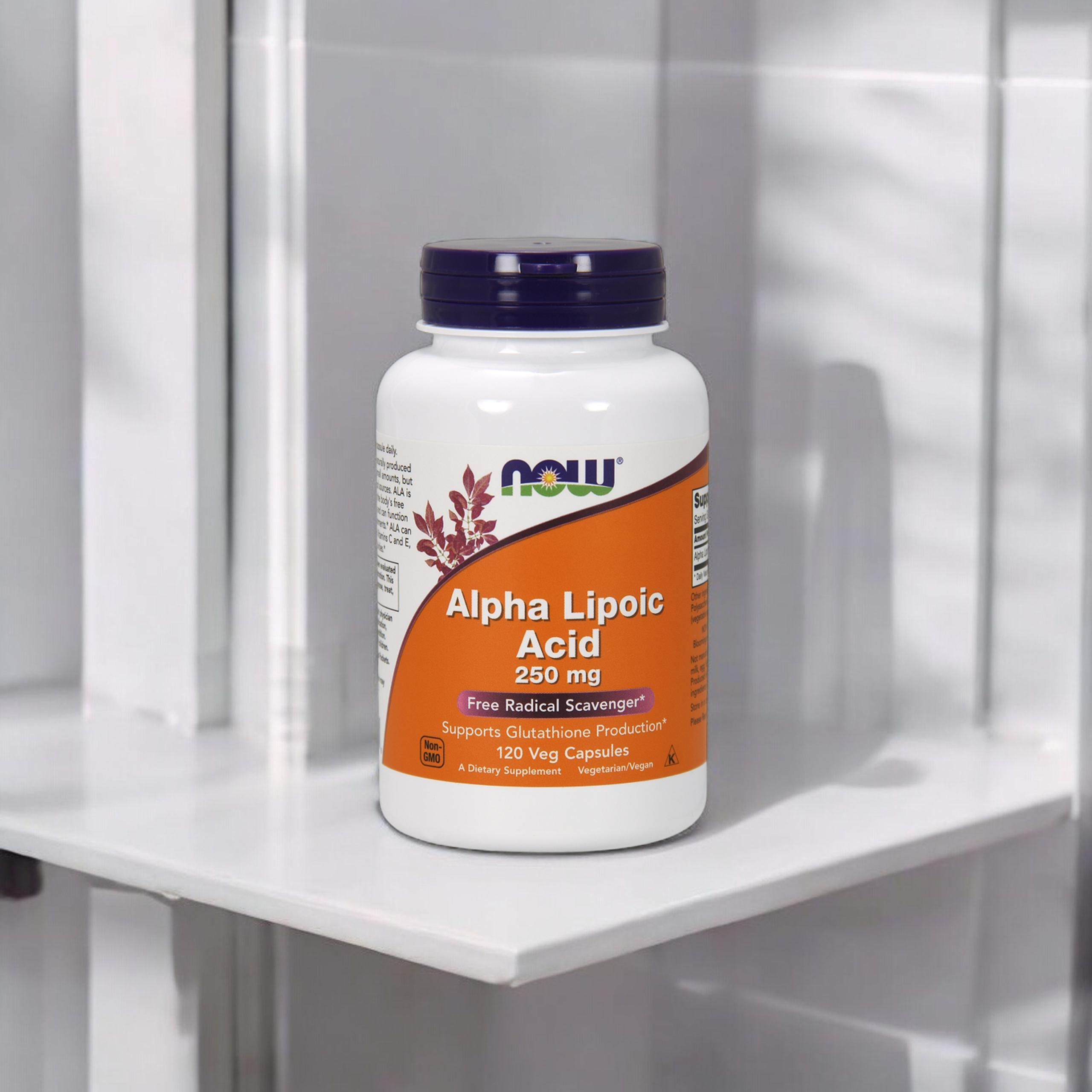 NOW Alpha Lipoic Acid 250mg - 3x 120vcaps