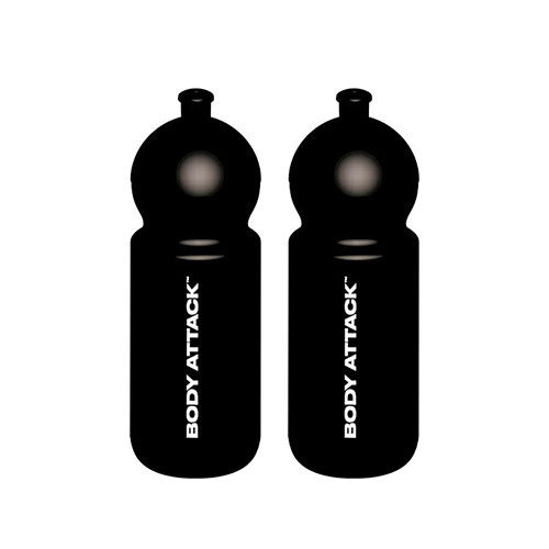 BODY ATTACK Bidon Body Attack - 2x 500ml - Black