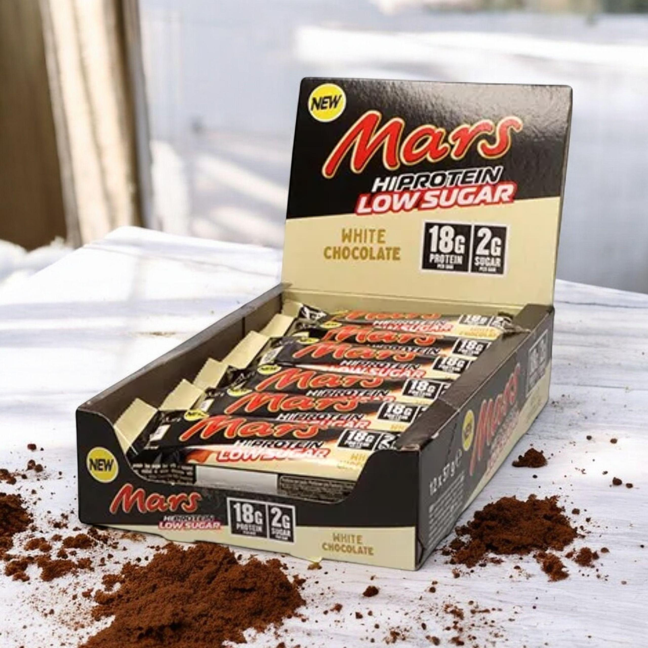 Mars - Baton Mars HIProtein LS Bar - 12x 57g - White Chocolate