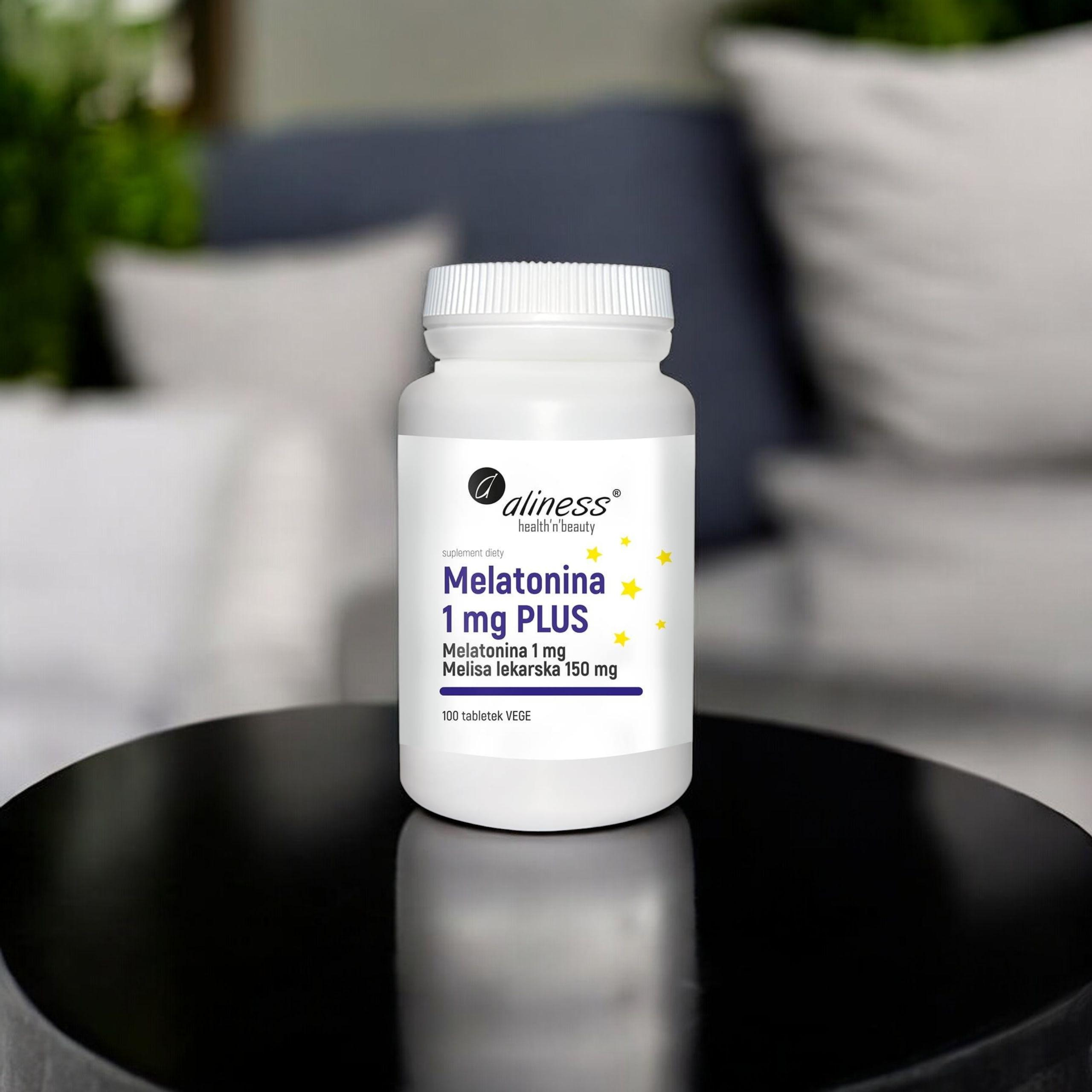 ALINESS - Melatonina 1mg Plus - 2x 100tabs.