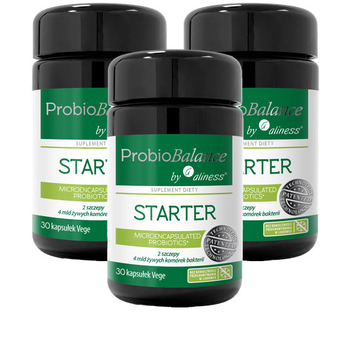 ALINESS - ProbioBALANCE Starter 4 mld. - 3x 30vcaps.