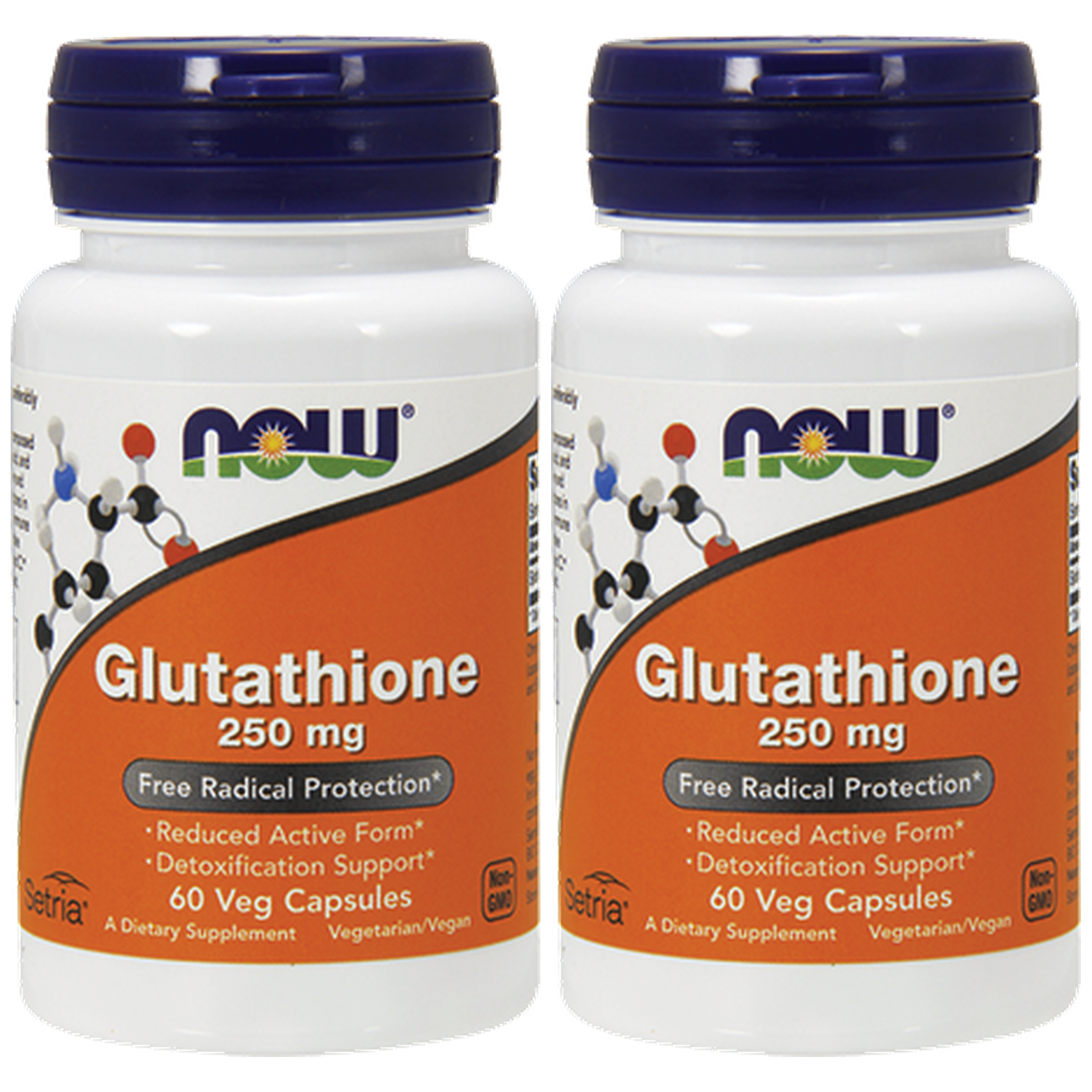 NOW Glutathione 250mg - 2x 60vcaps