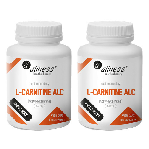 ALINESS - L-Carnitine ALC 500mg - 2x 100vcaps.