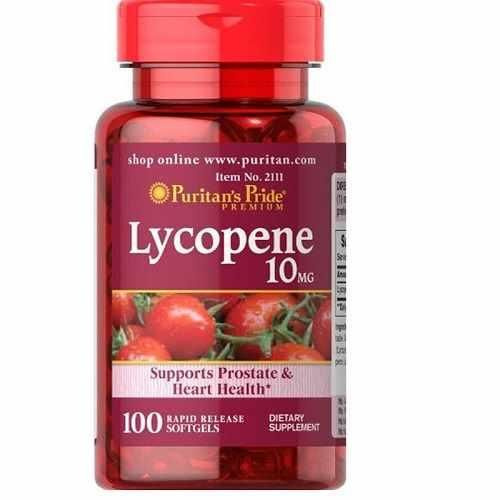 Puritan's Pride Lycopene 10mg - 2x 100soft gels