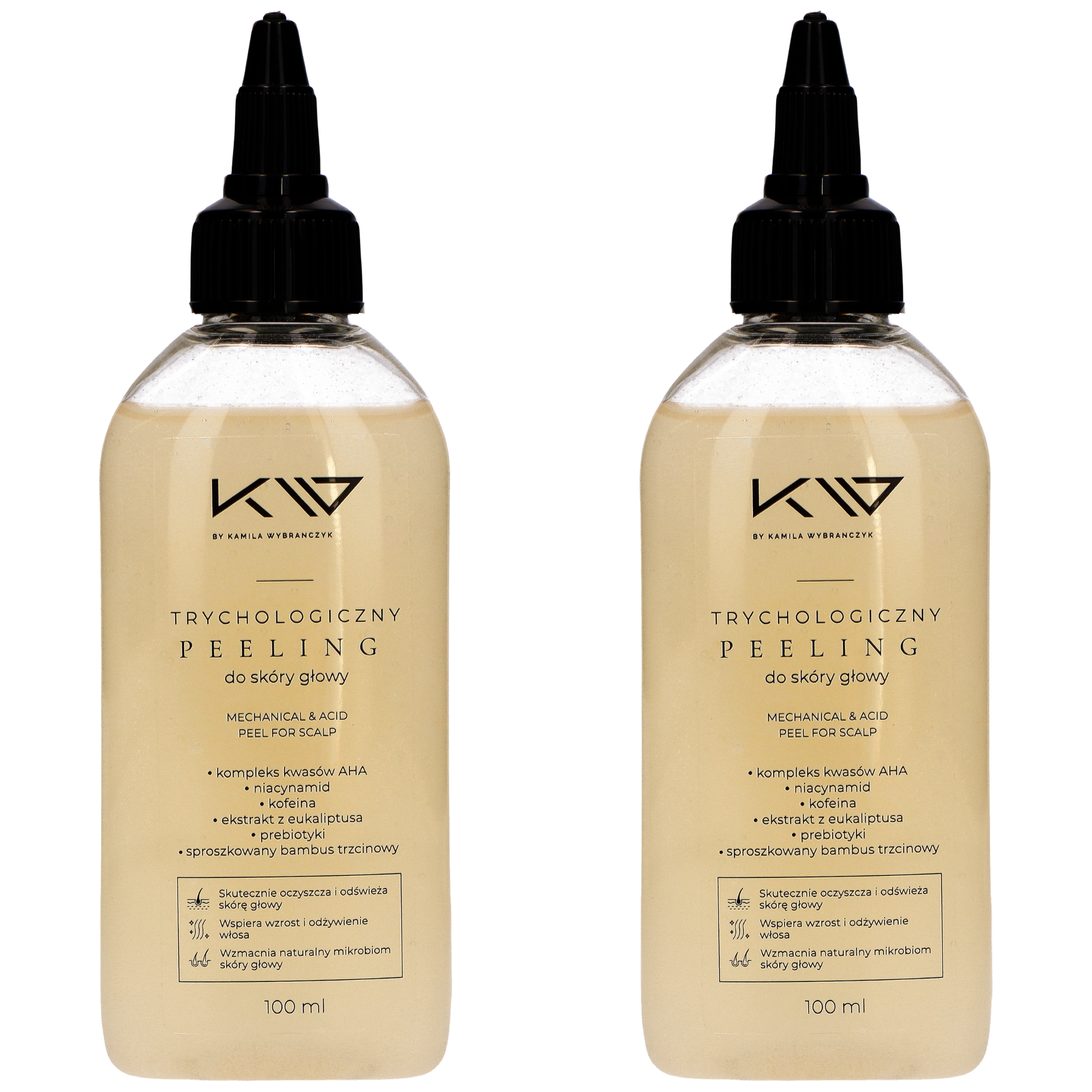 KAMILA WYBRAŃCZYK - Trycholologiczny Peeling do Skóry Głowy - 2x 100ml