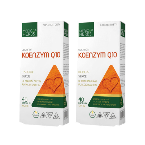 MEDICA HERBS - Koenzym Q10 100mg - 2x 40caps.