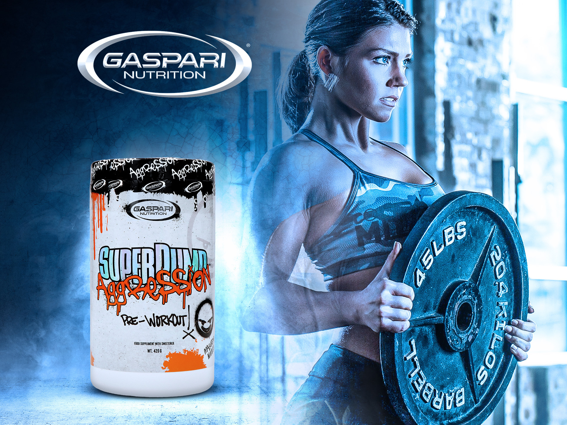 GASPARI NUTRITION Super Pump Aggression - 2x 420g