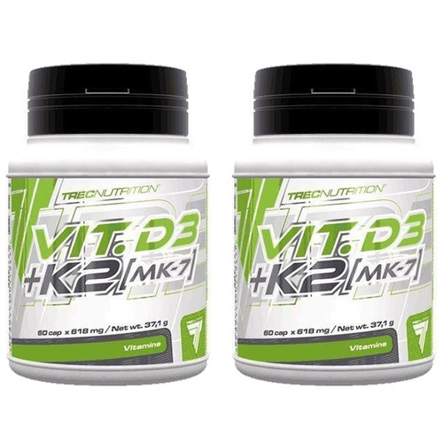 TREC Vitamin D3 + K2 (MK7) - 2x 60caps