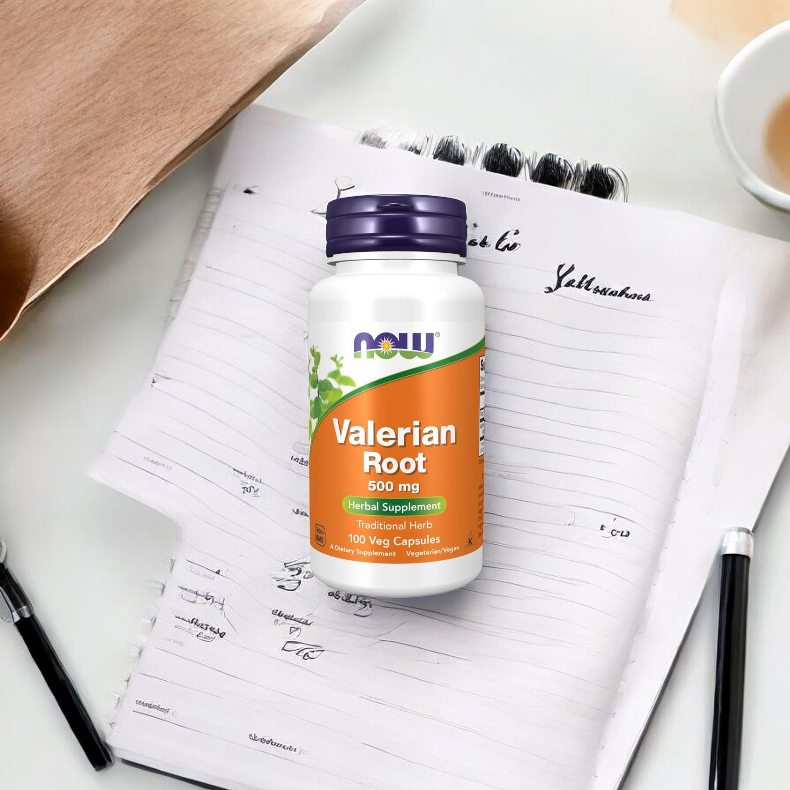 NOW Valerian Root 500mg - 3x 100vcaps