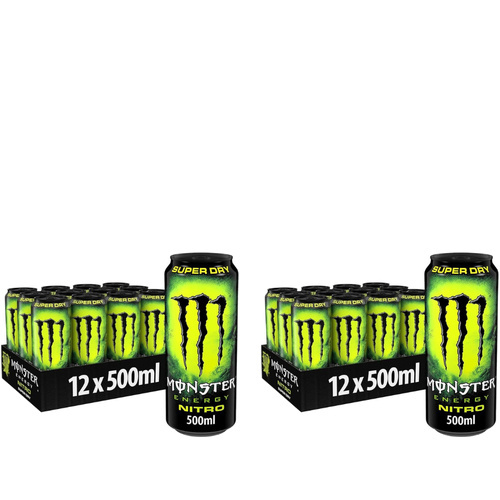 MONSTER - Energy Nitro Super Dry - 2x 500ml x12