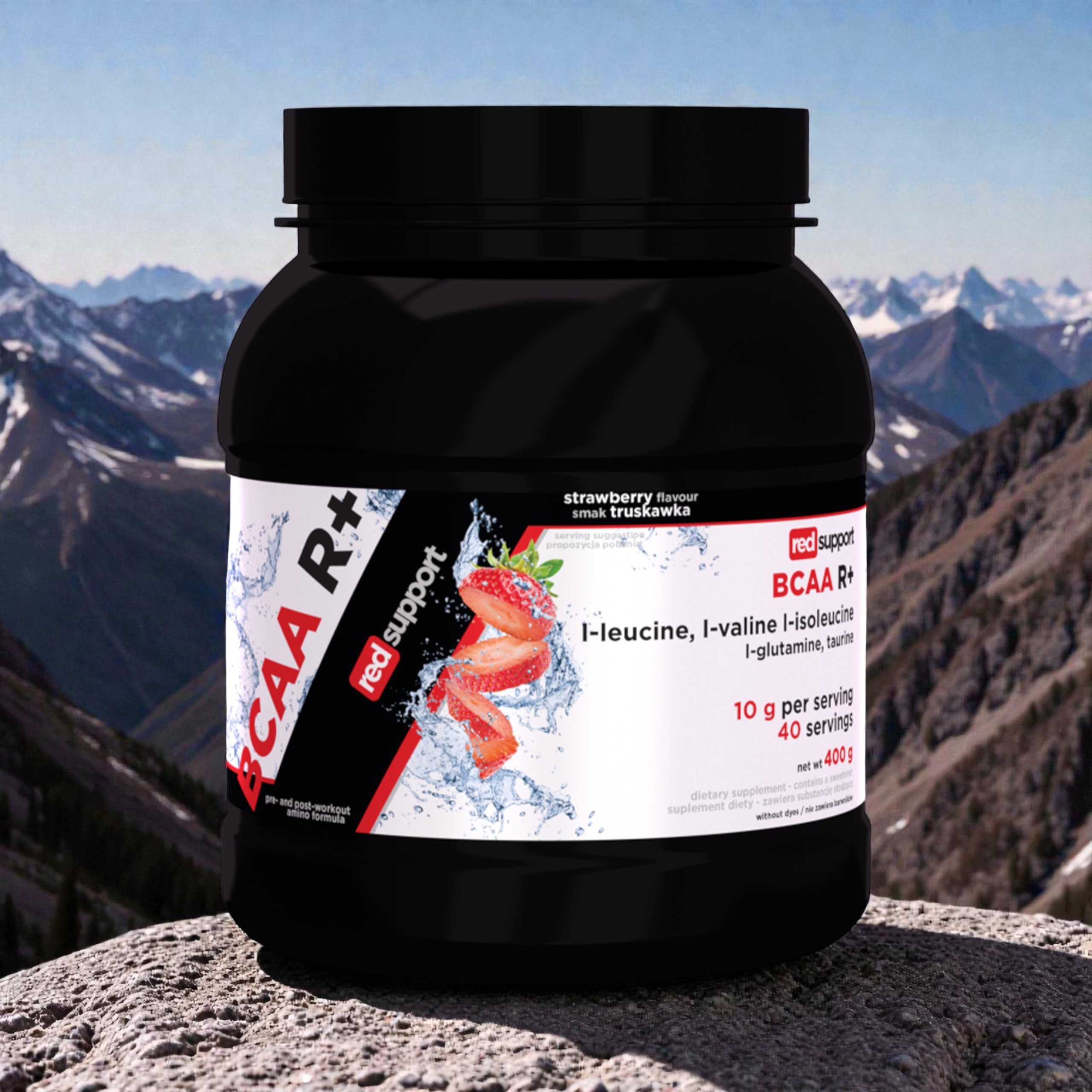 RED SUPPORT BCAA R+ - 3x 400g
