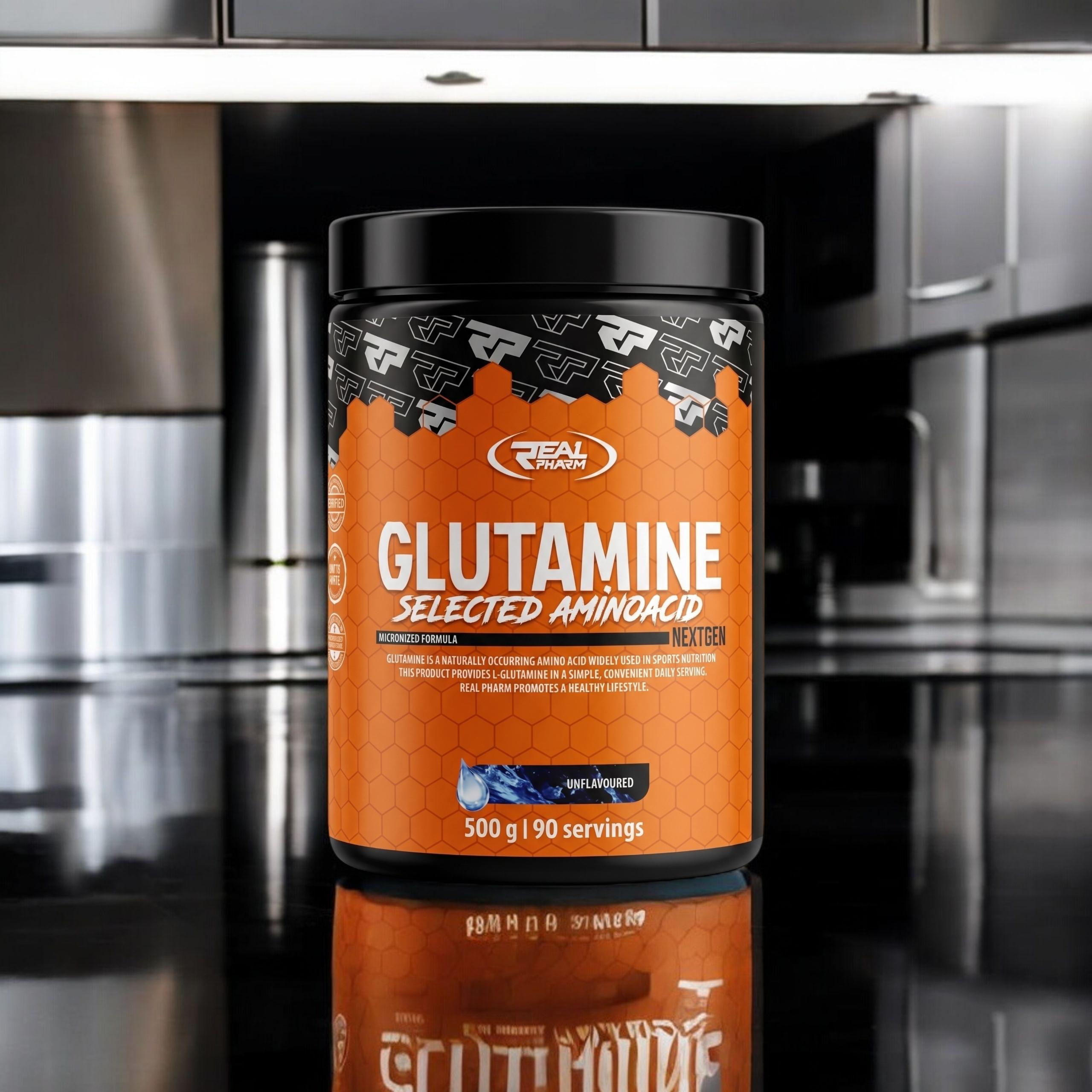 REAL PHARM Glutamine - 500g - Glutamina