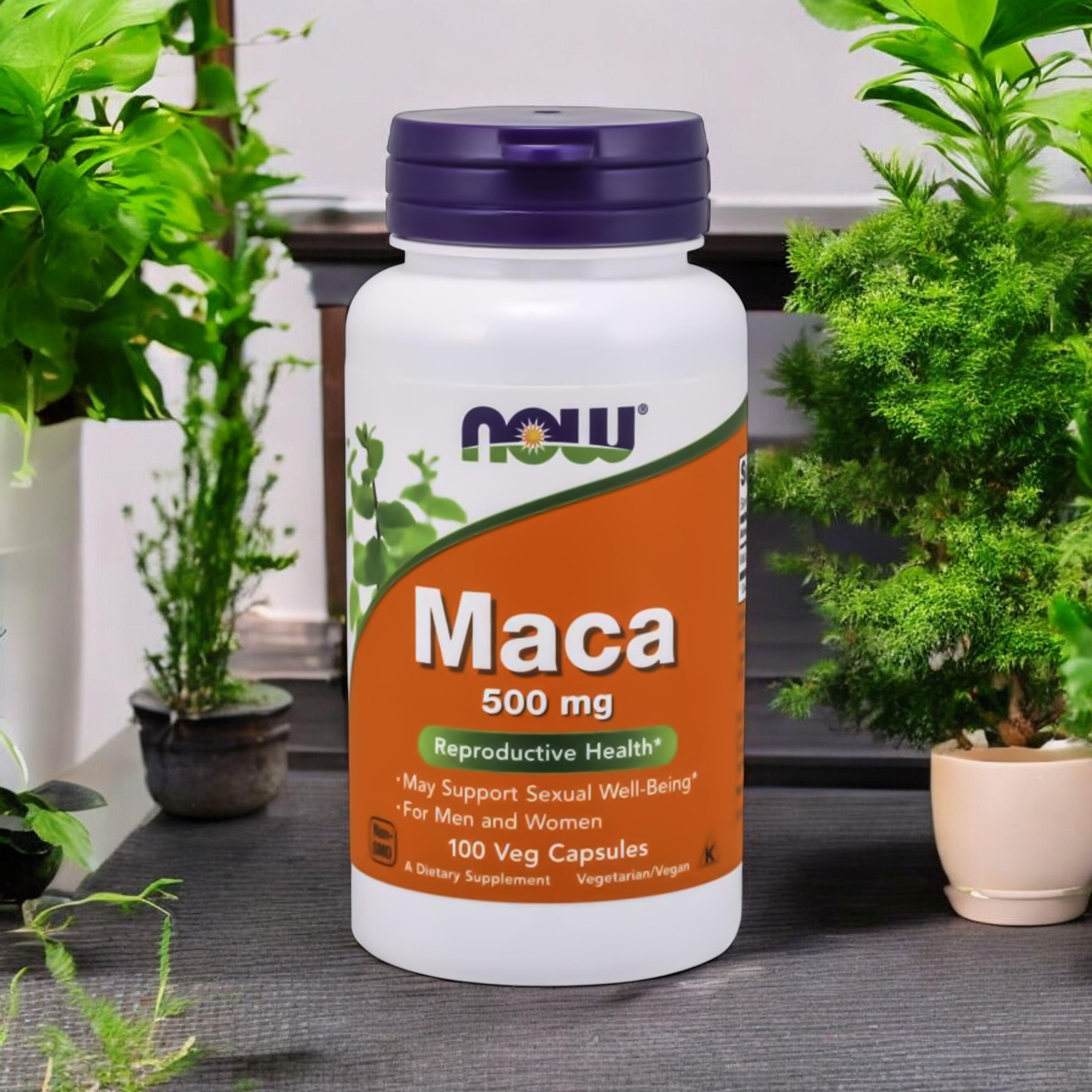 NOW Maca 500mg - 3x 100vcaps