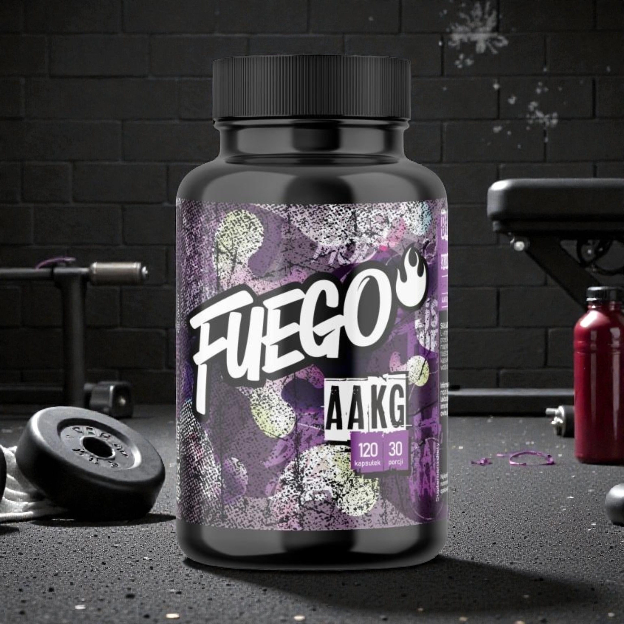 FUEGO - AAKG 1000mg - 2x 120caps.