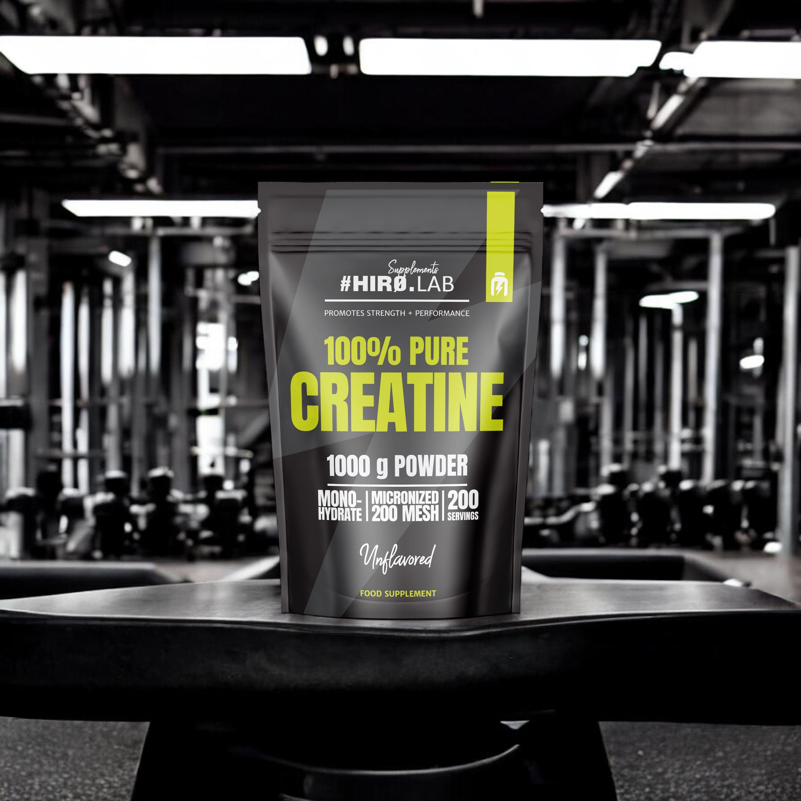 HIRO.LAB 100% Pure Creatine - 1000g - Unflavored