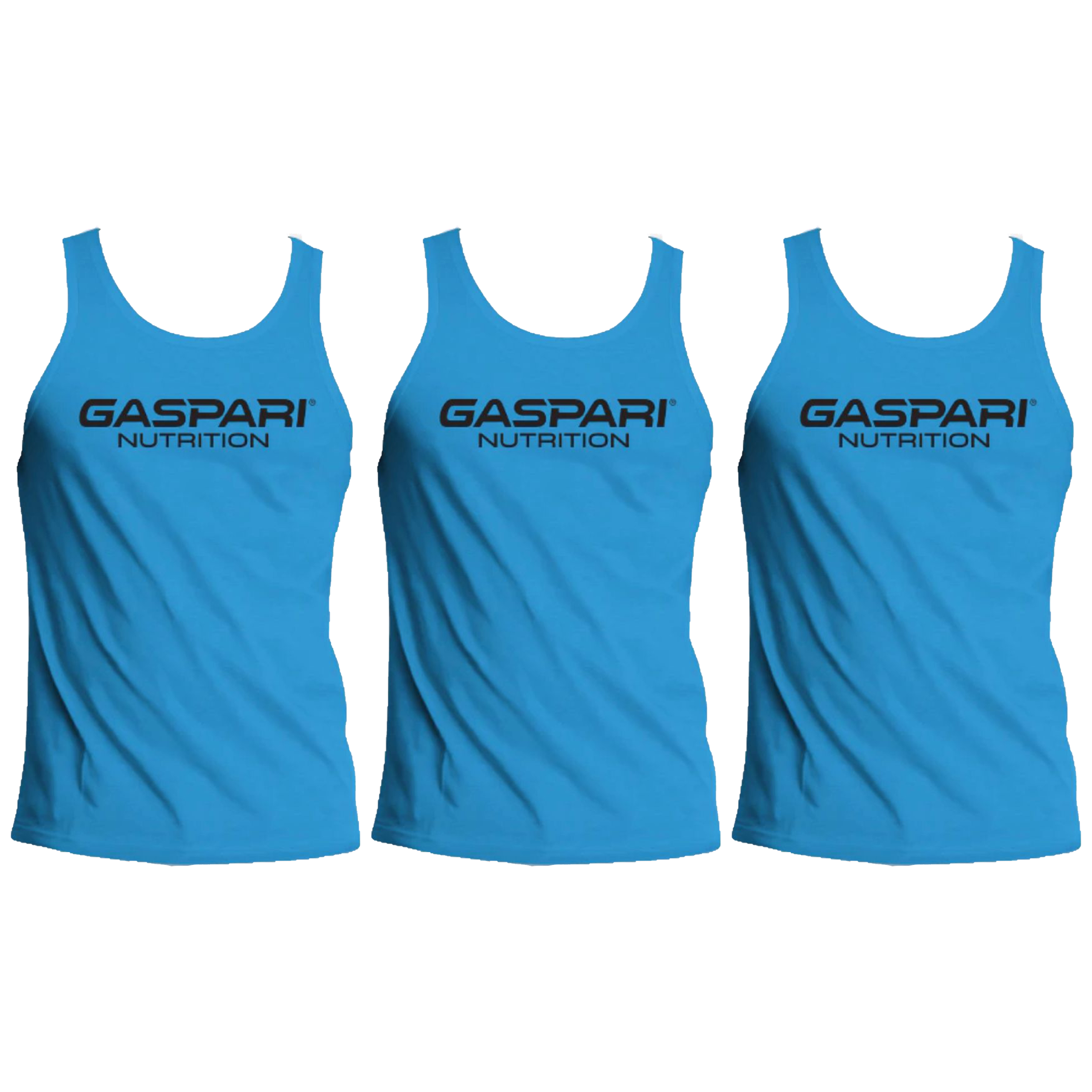 GASPARI NUTRITION Tanktop Gaspari Logo — zestaw 3x