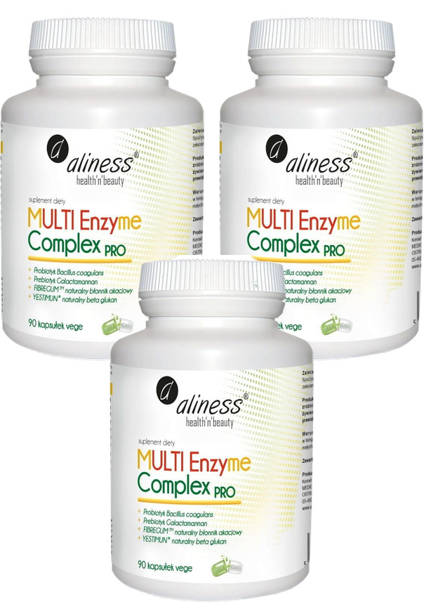 ALINESS - Multi Enzyme Complex Pro X - 3x 90vcaps.