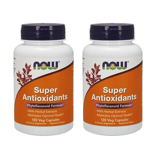 NOW Super Antioxidants - 2x 120veg caps.
