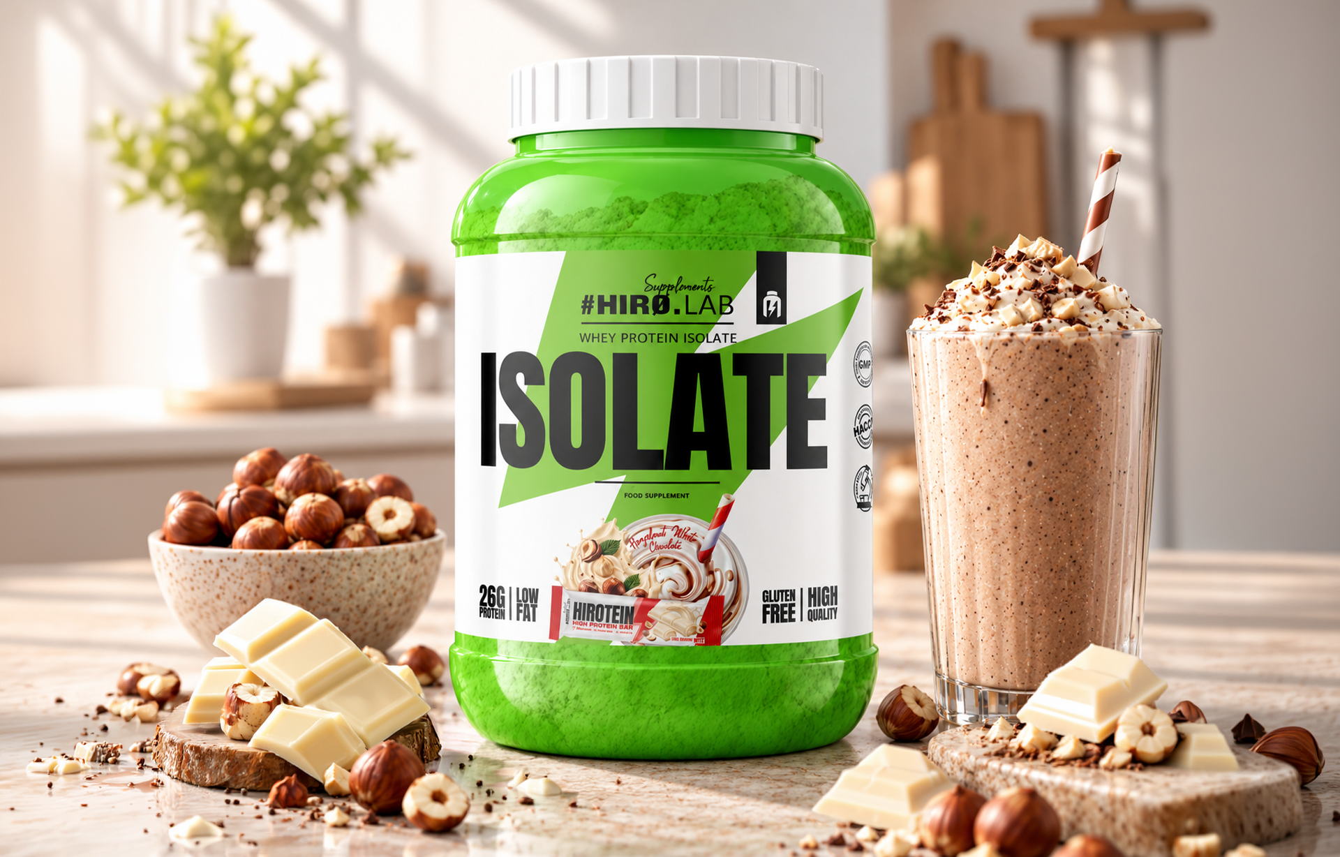 HIRO.LAB Whey Protein Isolate - 1800g