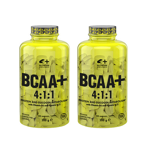 4+ NUTRITION BCAA+ 4:1:1 - 2x 200tabs.