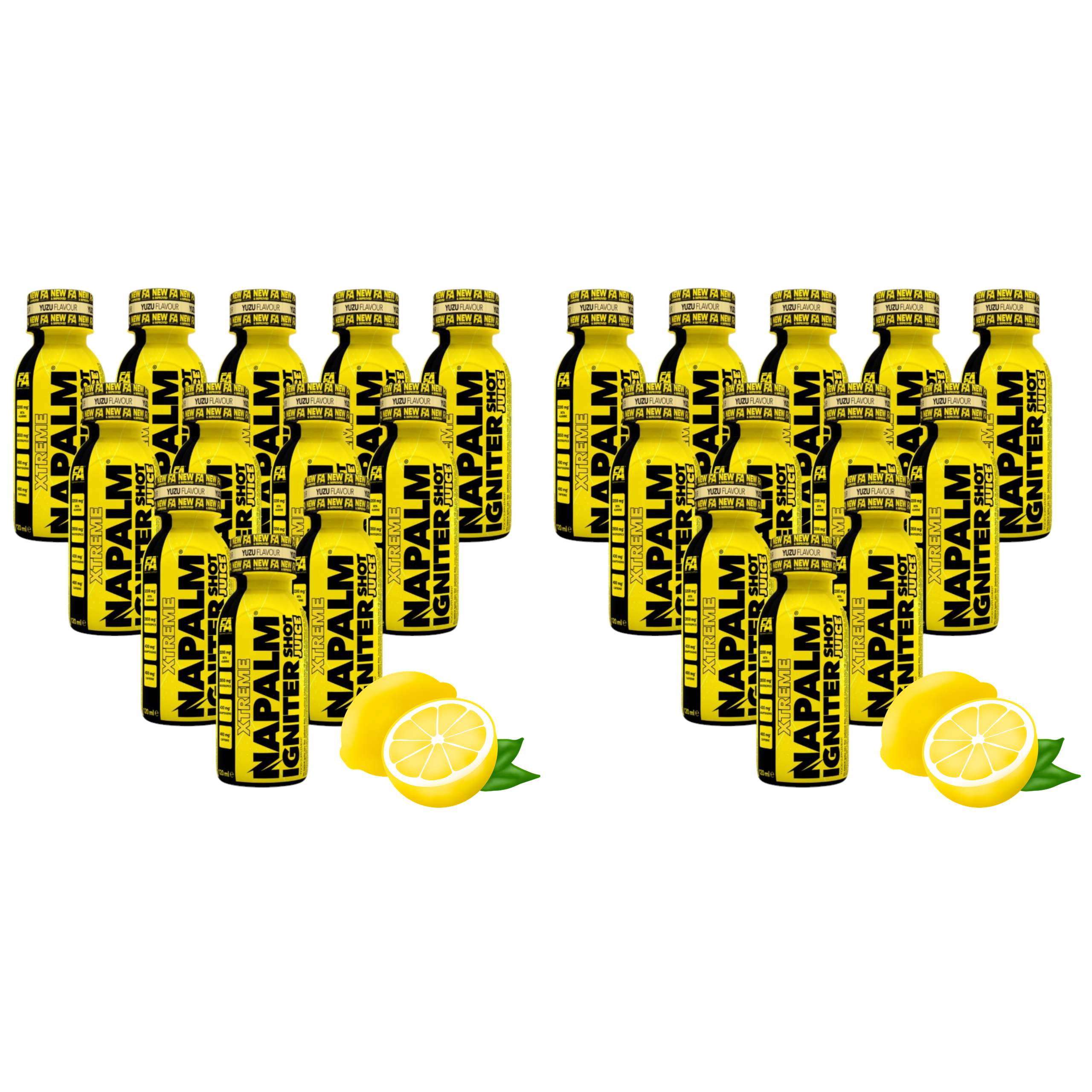 FITNESS AUTHORITY Xtreme Napalm Igniter Juice Shot - 12x 2x 120ml
