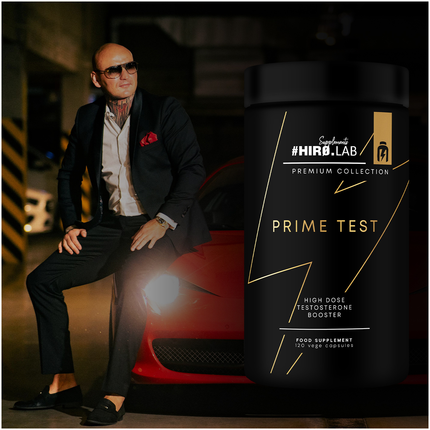 Zestaw HIRO.LAB Prime Test - 120vcaps. + Magnet - 90vcaps.