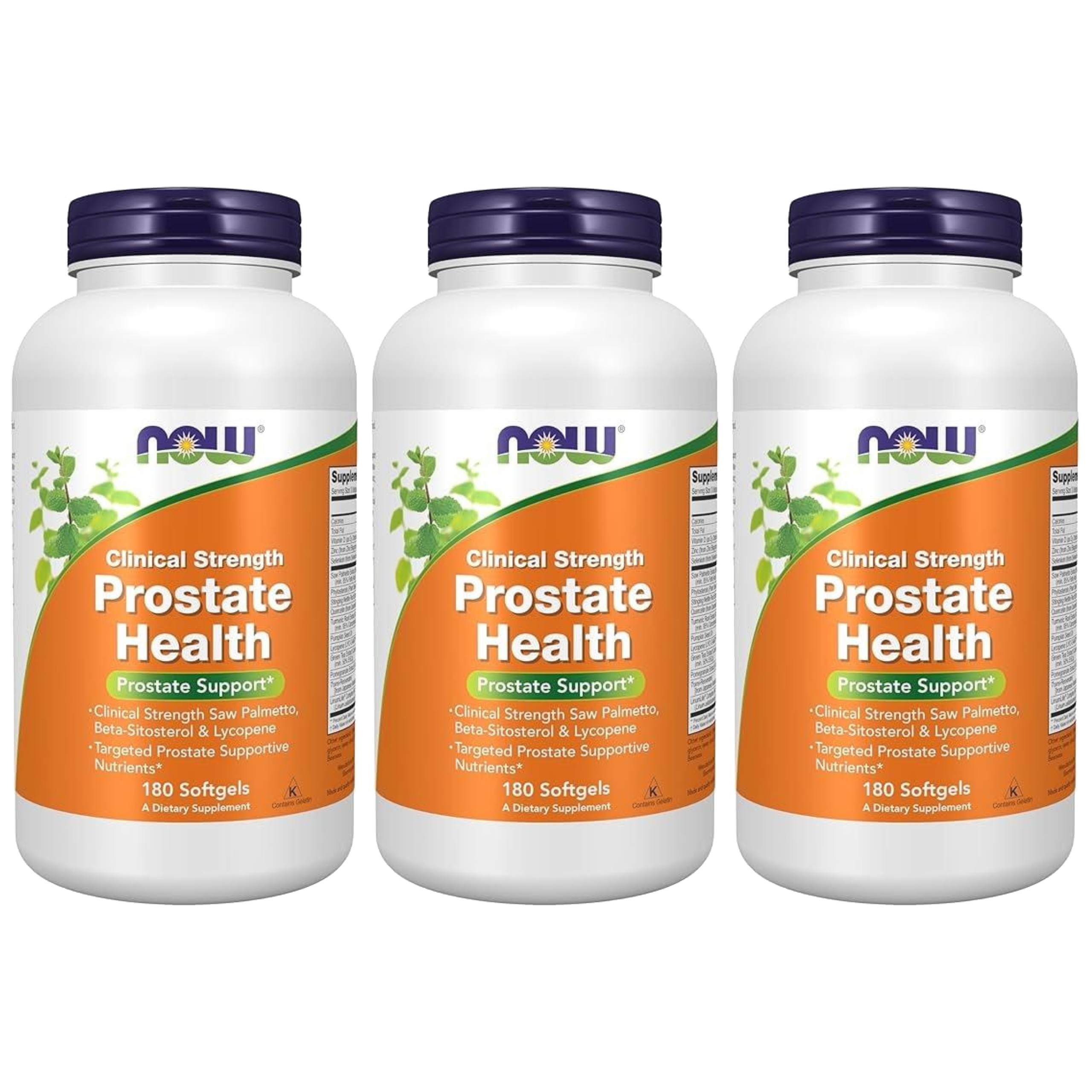 NOW - Prostate Health - 3x 180softgels