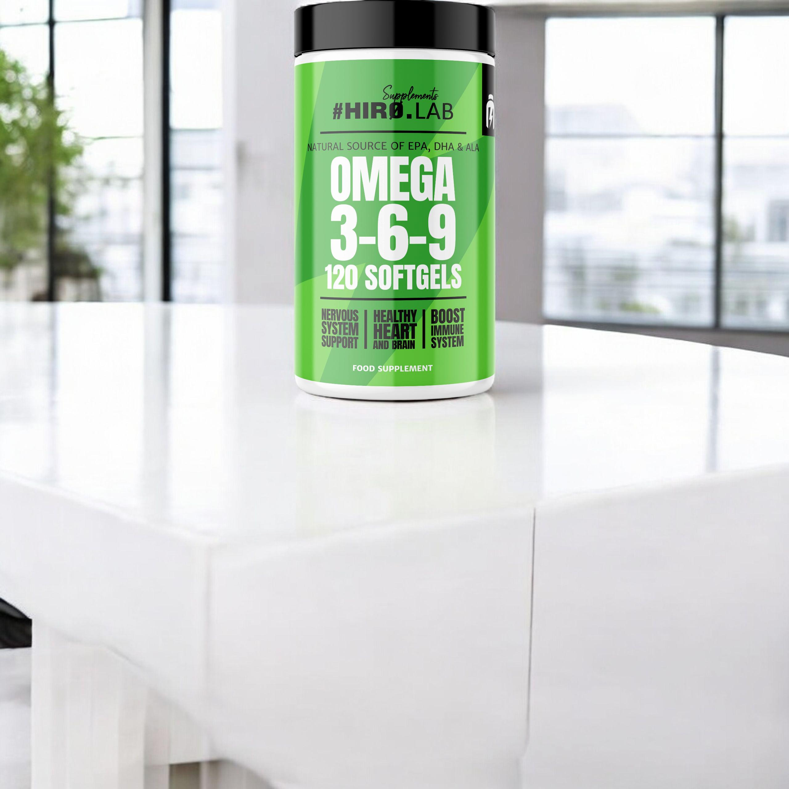 HIRO.LAB Omega 3-6-9 - 120softgels