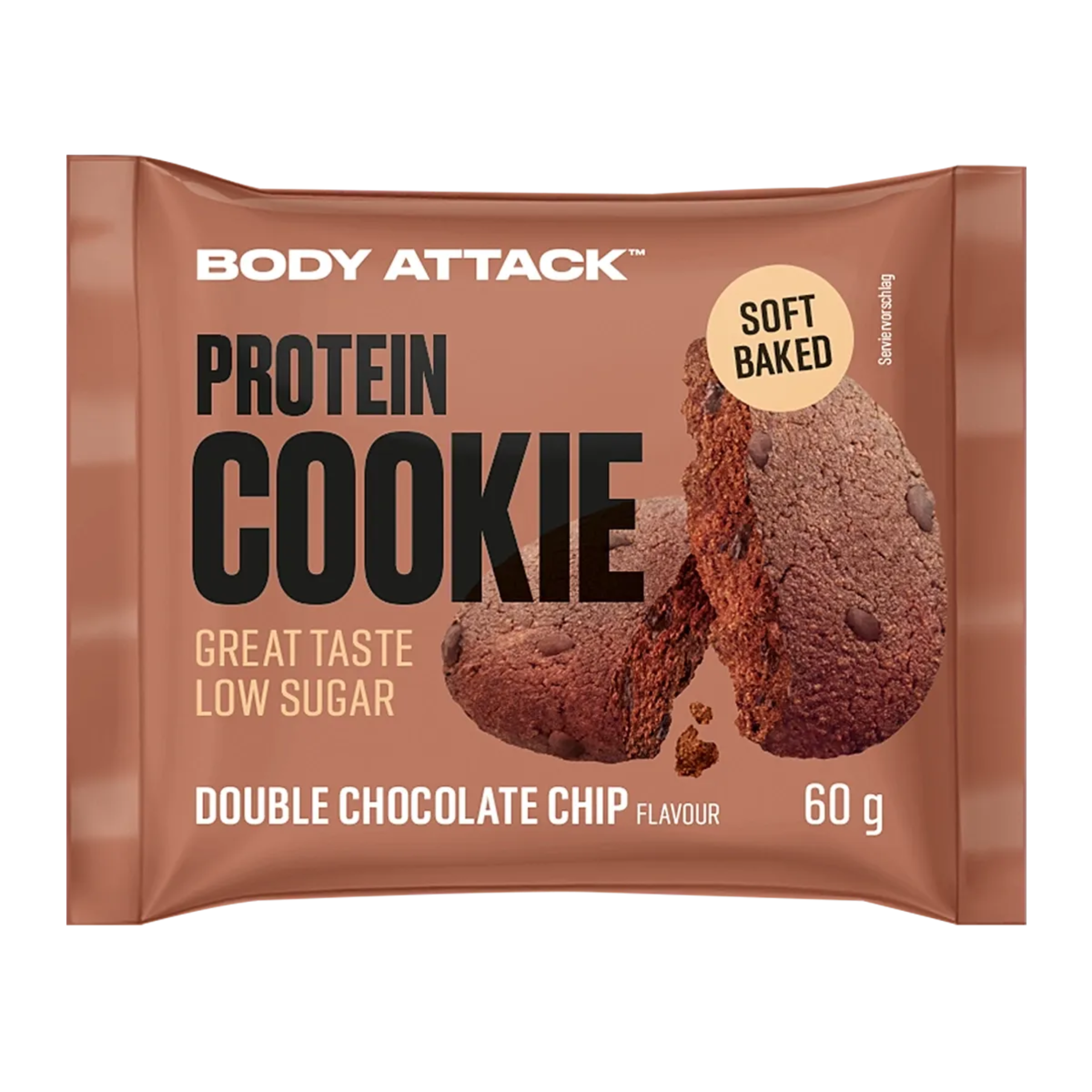 BODY ATTACK - Protein Cookie - 12x 2x 60g