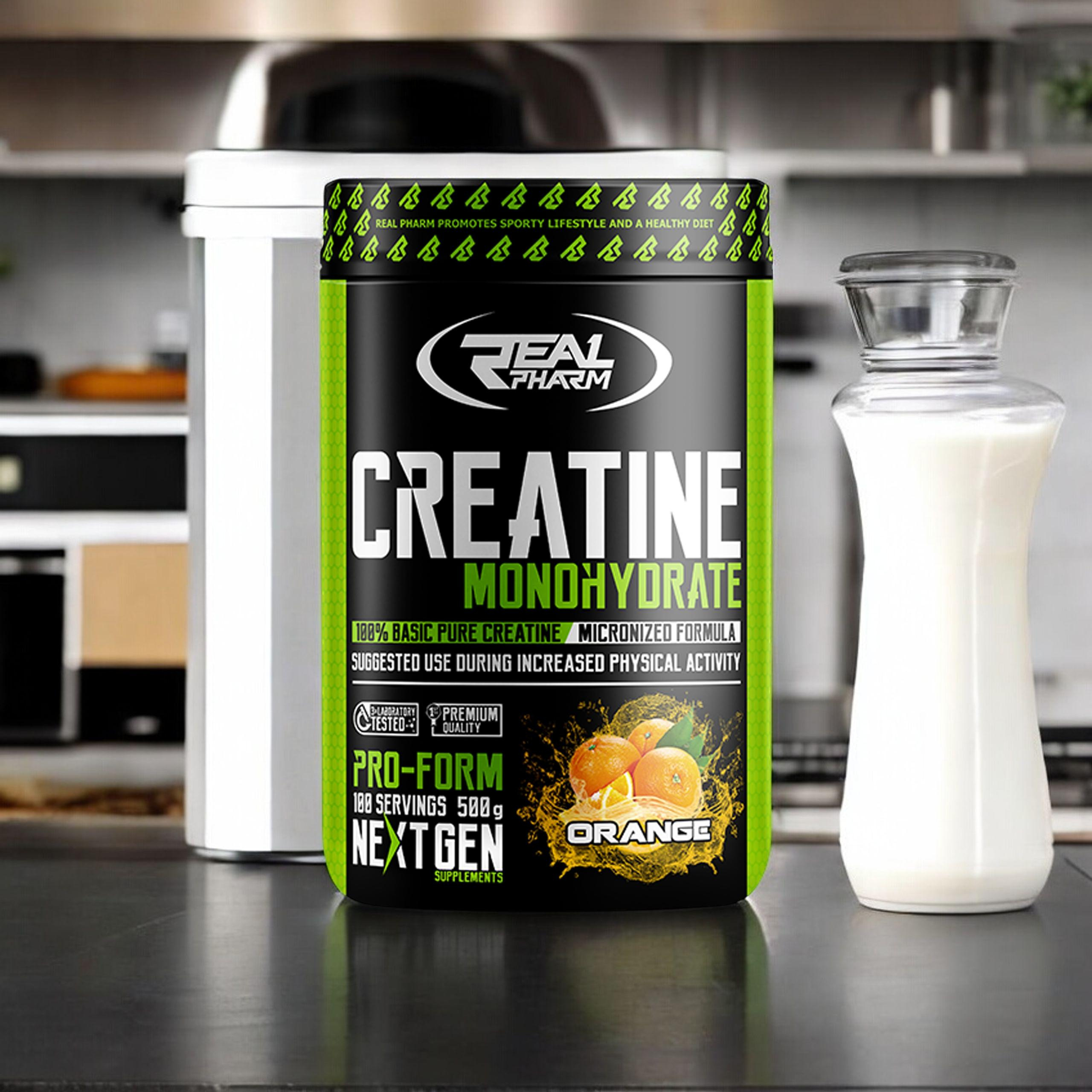 REAL PHARM Creatine Monohydrate - 3x 500g