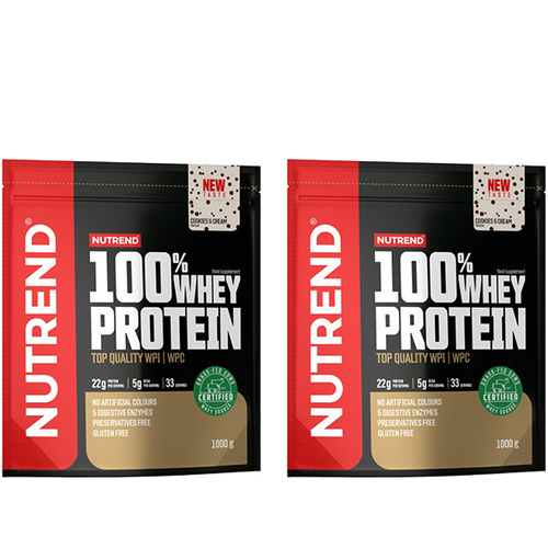 NUTREND 100% Whey Protein - 2x 1000g