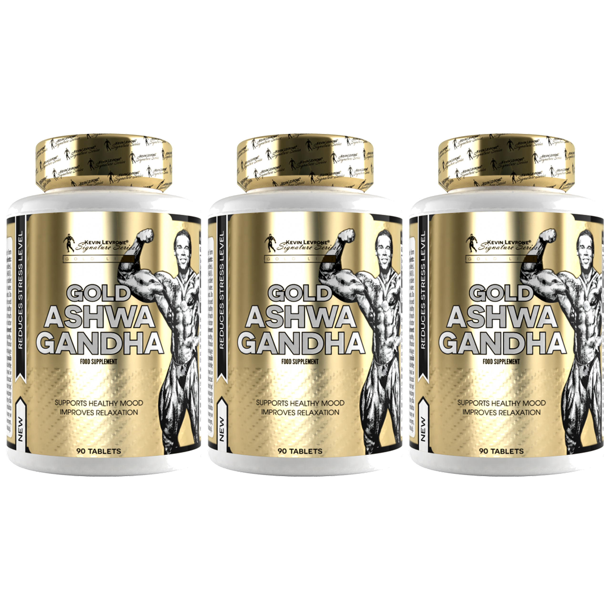 KEVIN LEVRONE Ashwagandha - 3x 90tabs.