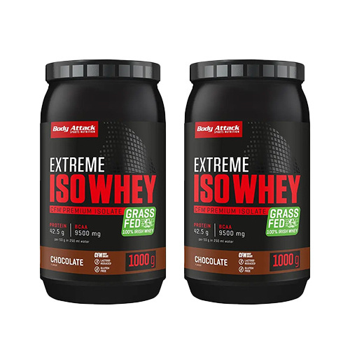 BODY ATTACK Extreme Iso Whey - 2x 1000g