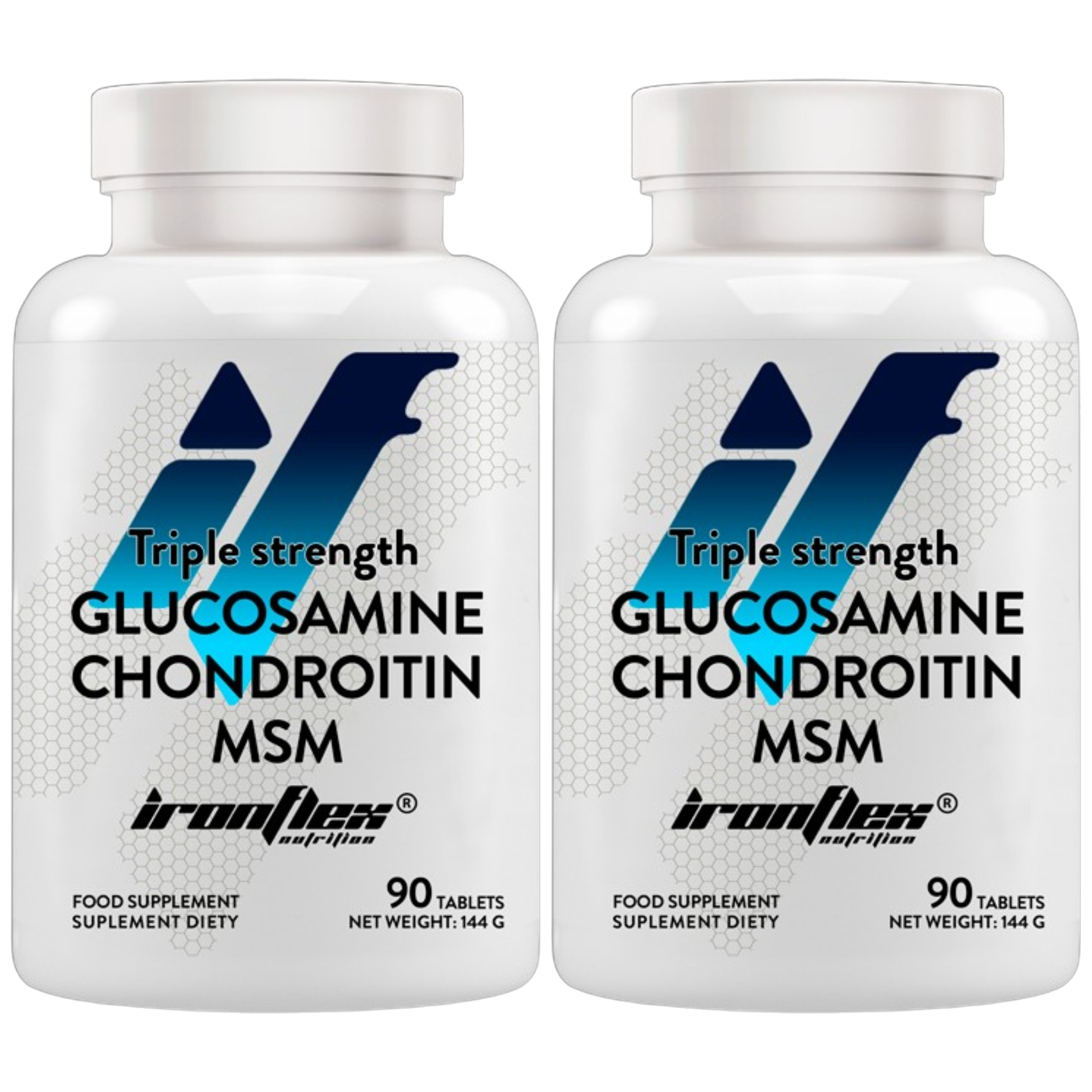 IRONFLEX - Glucosamine Chondroitin MSM - 2x 90 tabs