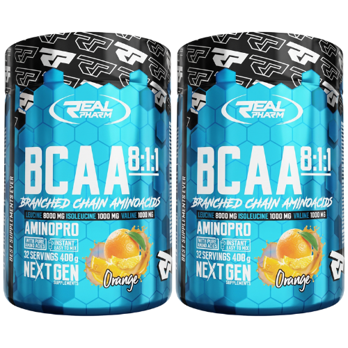 REAL PHARM BCAA 8:1:1 - 2x 400g
