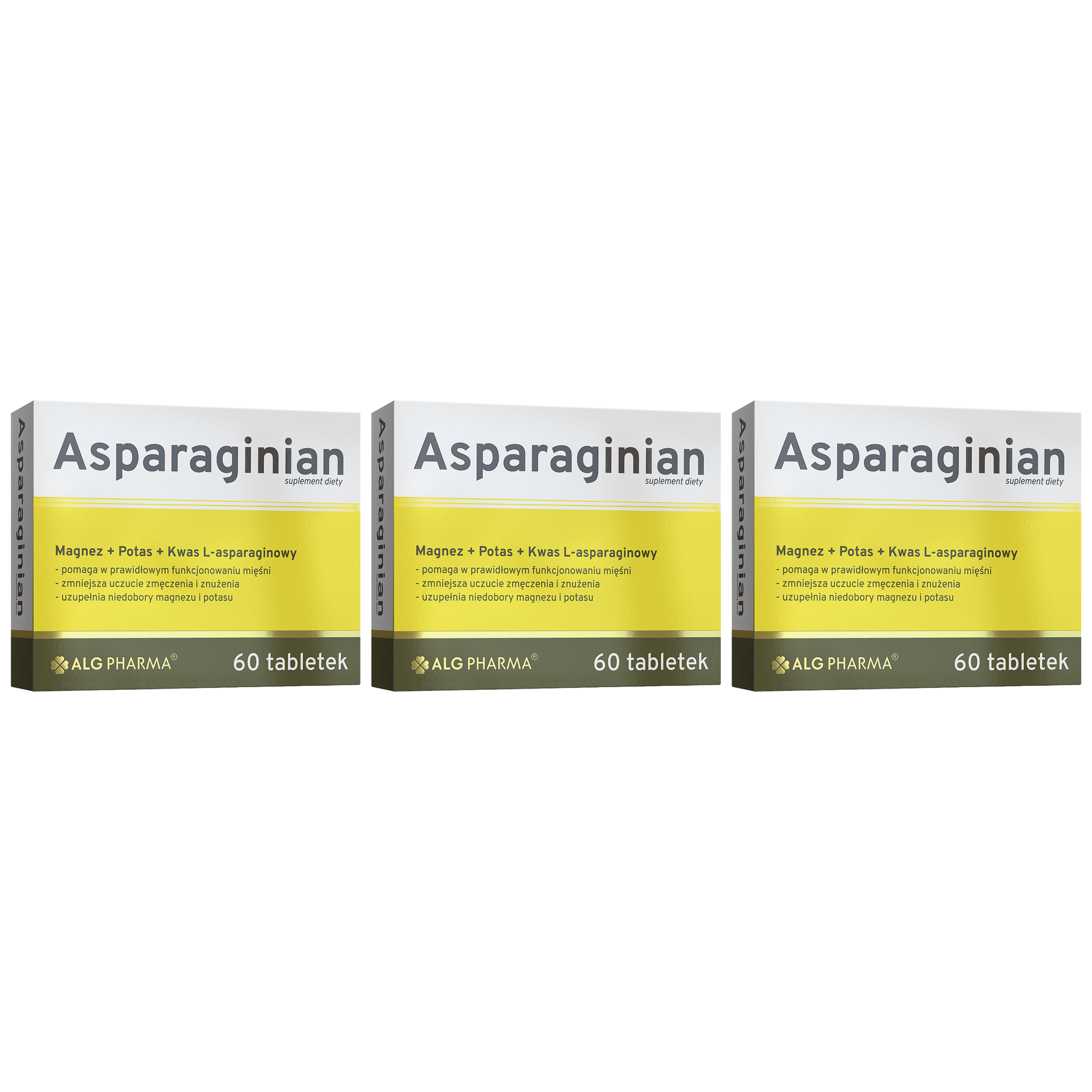 ALG PHARMA - Asparaginian - 3x 60tabs.