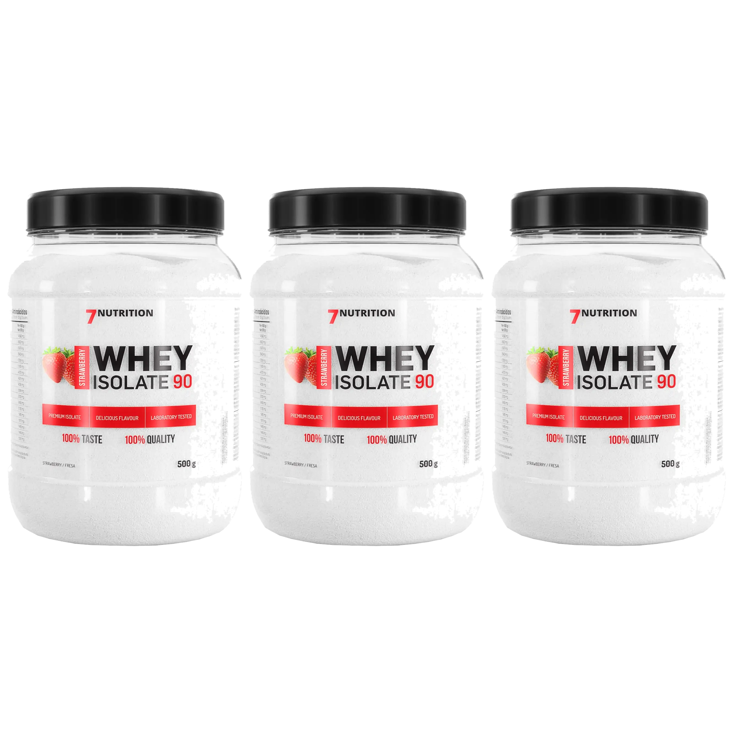 7 NUTRITION Whey Isolate 90 - 3x 500g