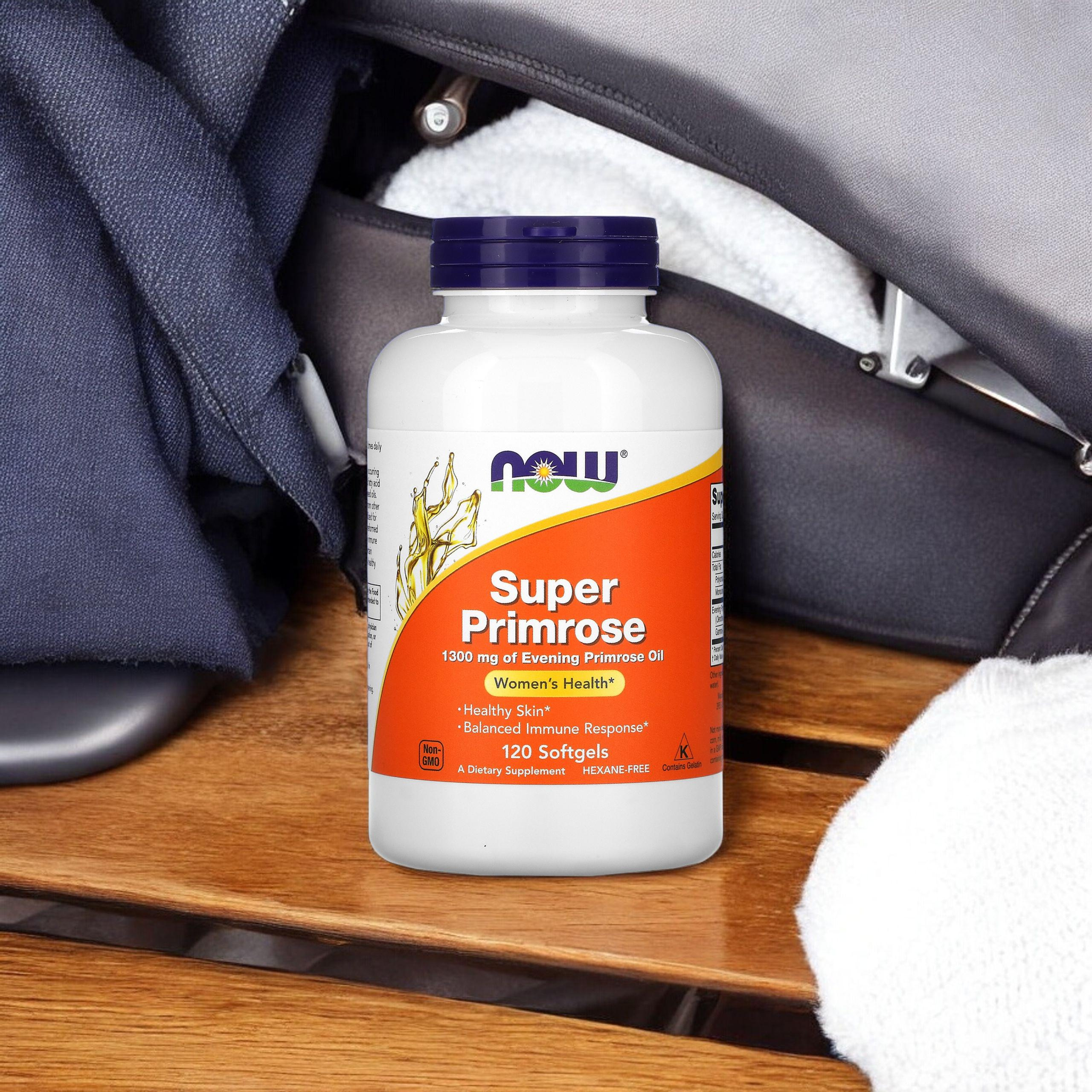 NOW Super Primrose - 120softgels. - 2x Olej z Wiesiołka Dwuletniego