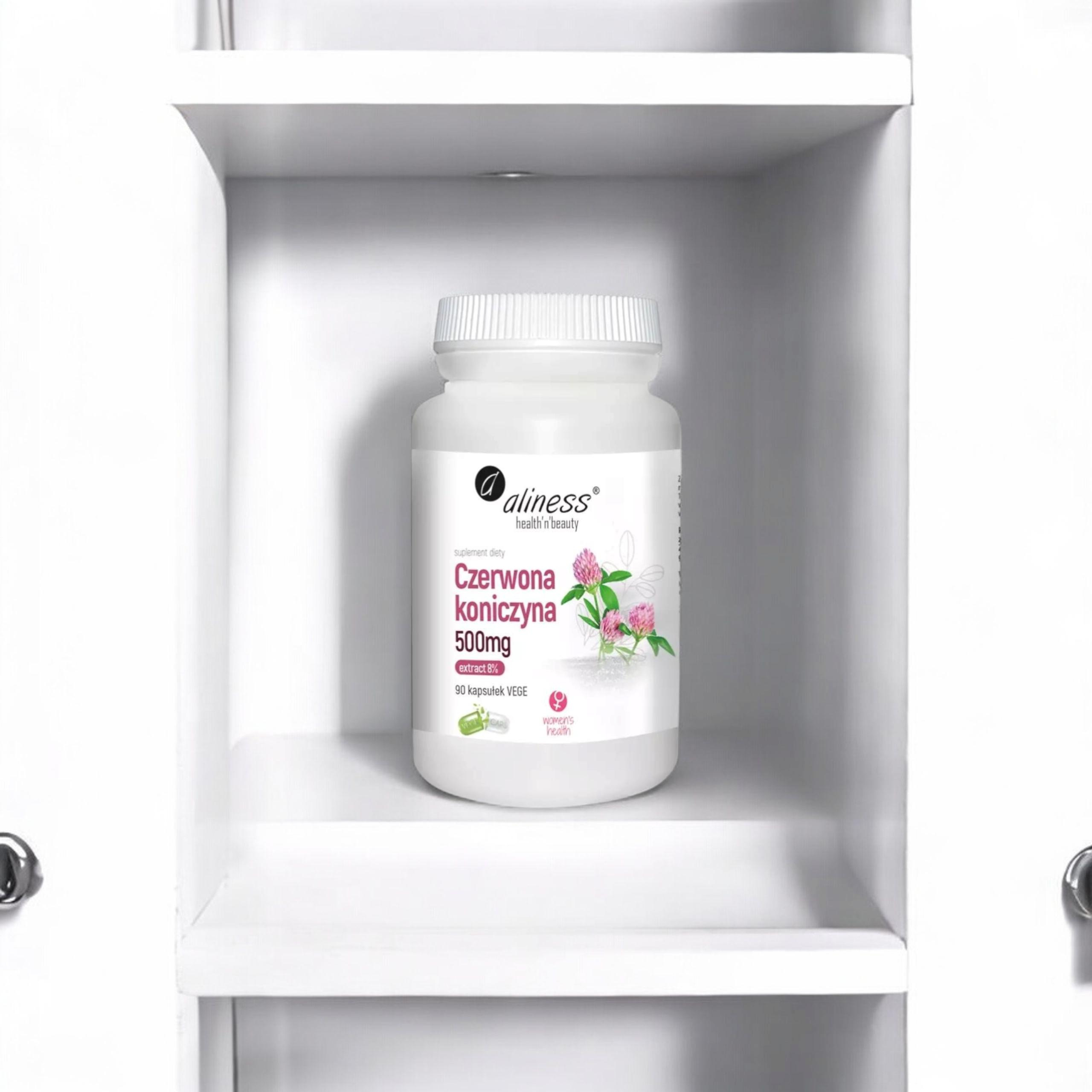 ALINESS - Czerwona Koniczyna 500mg - 90vcaps.