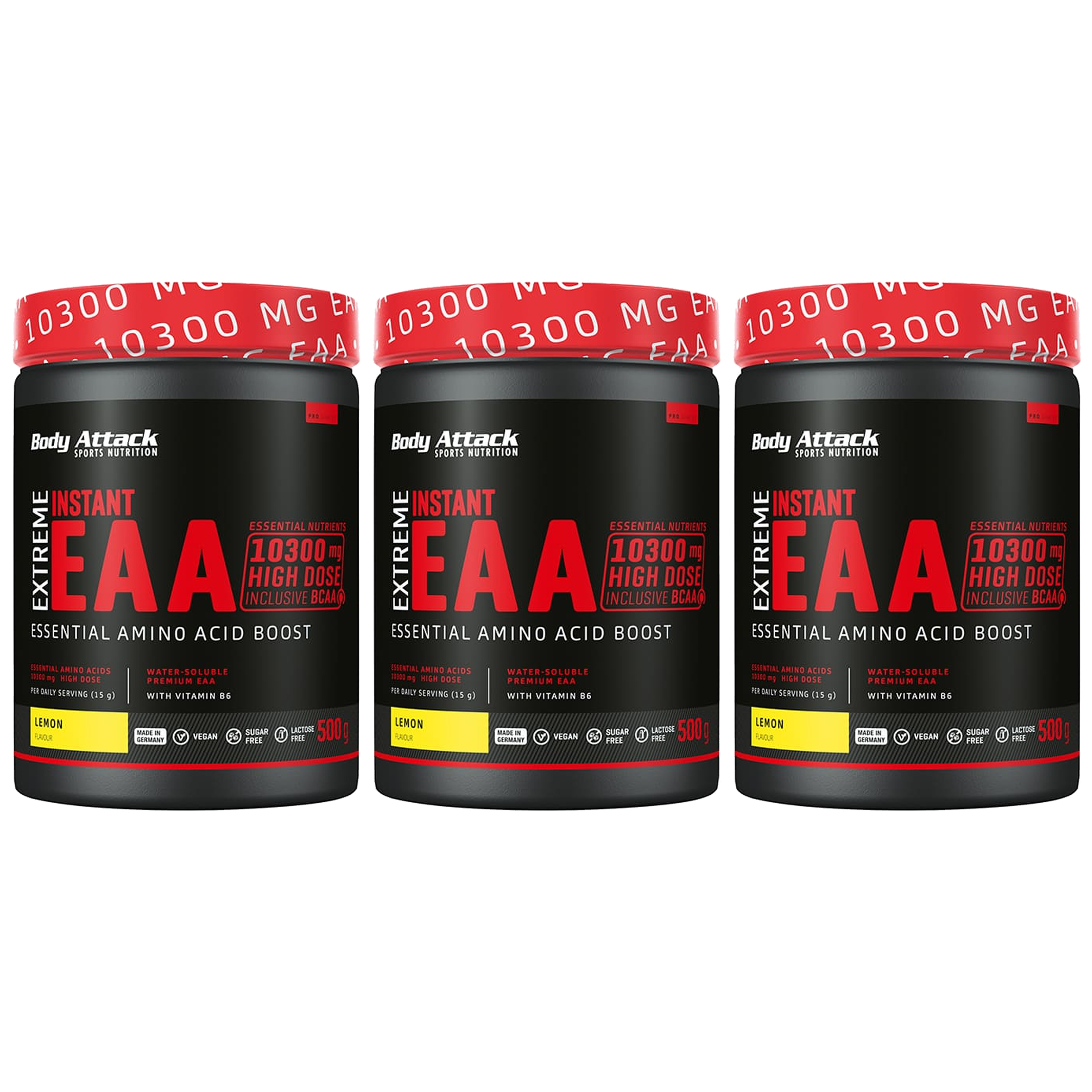 BODY ATTACK Extreme Instant EAA - 3x 500g